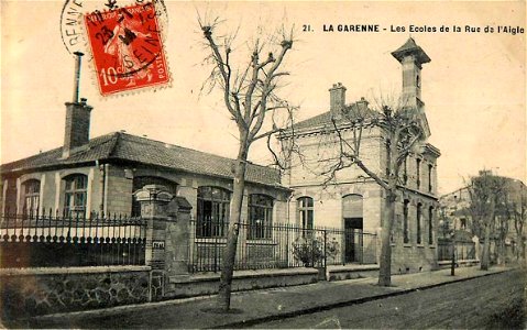 La Garenne-Colombes.Les écoles de la rue de l'Aigle