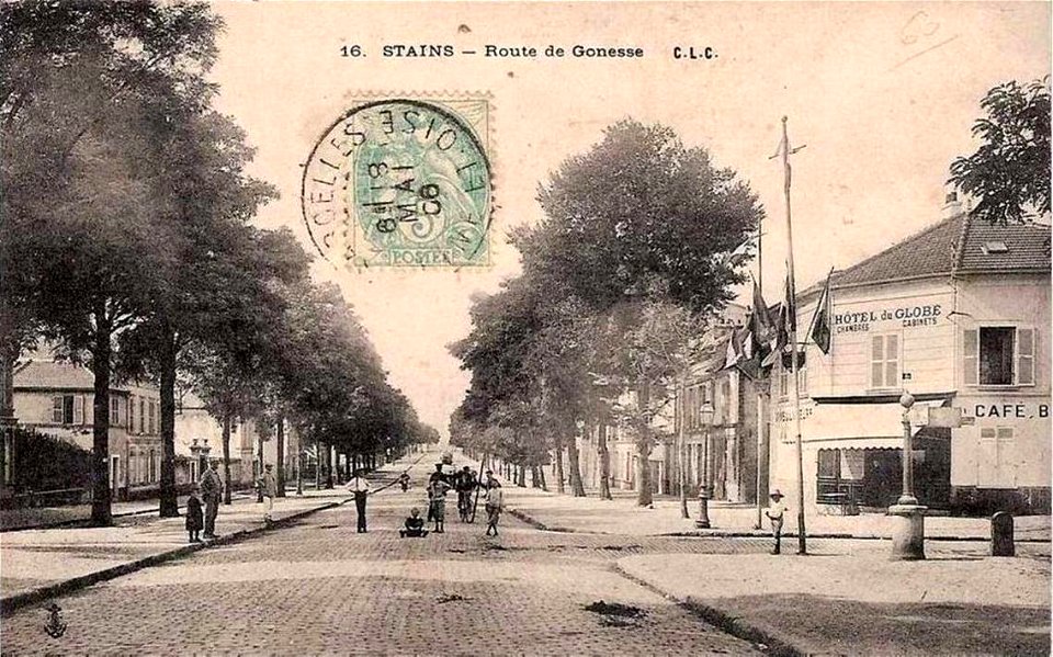 Stains.Route de Gonesse.1906