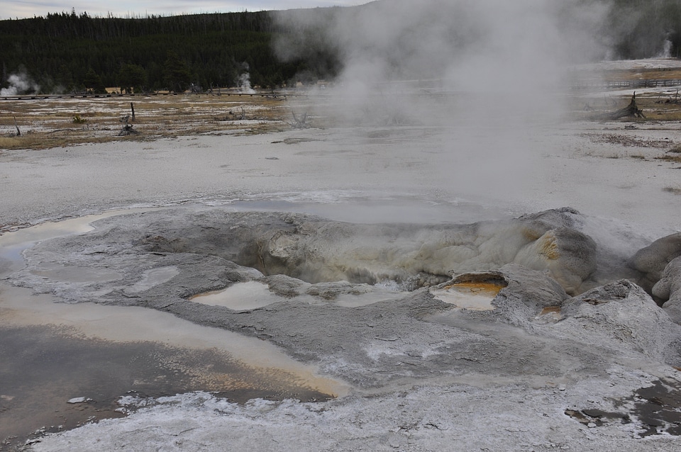 Blue Geyser Pool at Yellowstone