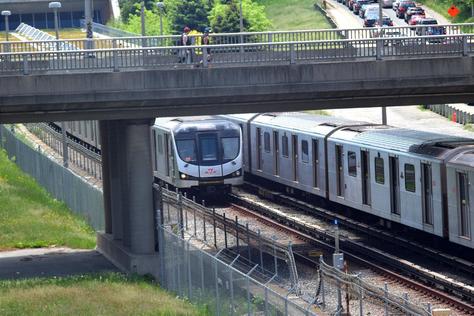 TTC Line1 TRs near Eglinton West.