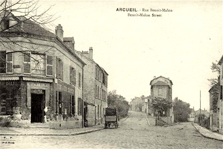 Arcueil.Rue Benoît-Malon