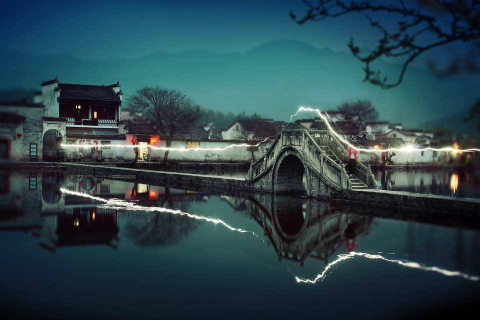 Anhui china yellow mountain