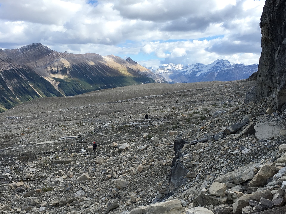 Canadian Rocky Mountains and the Saskatchewan Glacier