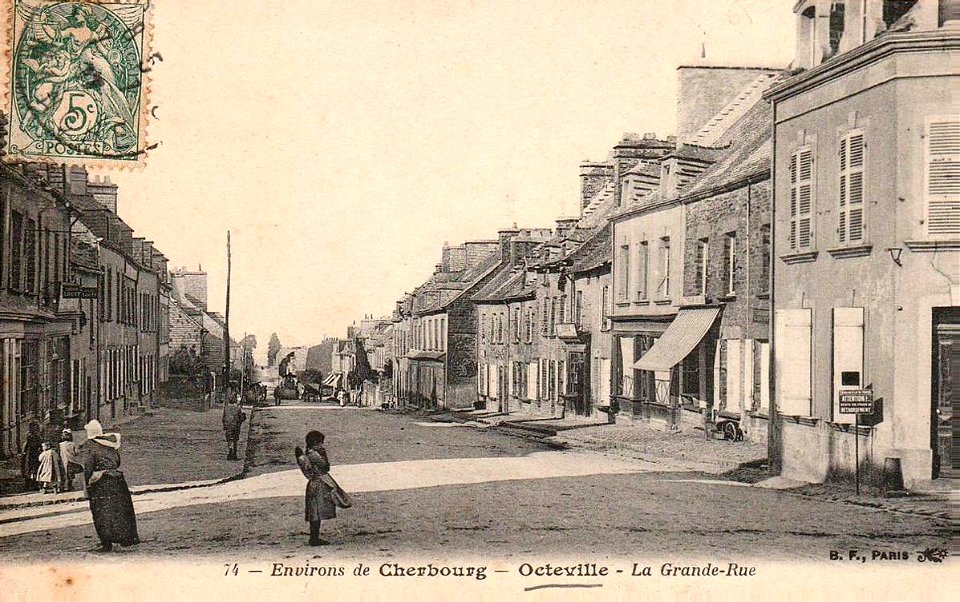Cherbourg-Octeville.Octeville.La Grande-Rue