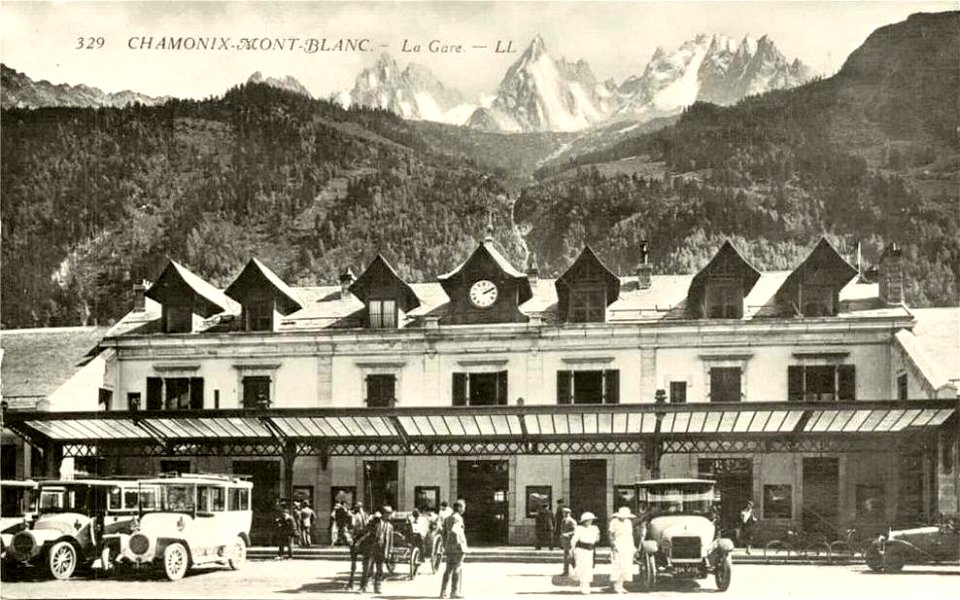 Chamonix-Mont-Blanc.La gare