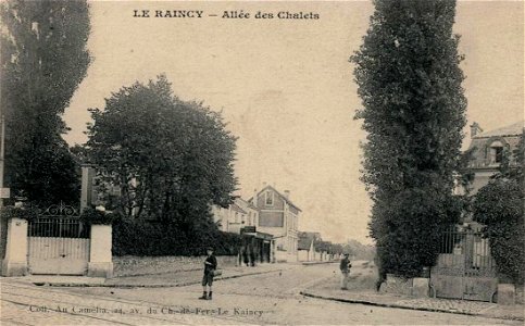 Le Raincy.Allée des Chalets