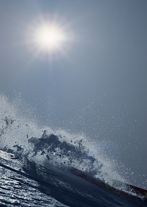 snow mountain and blue sky
