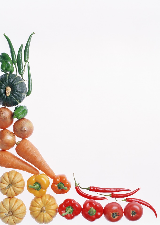 fresh vegetables and lettuce