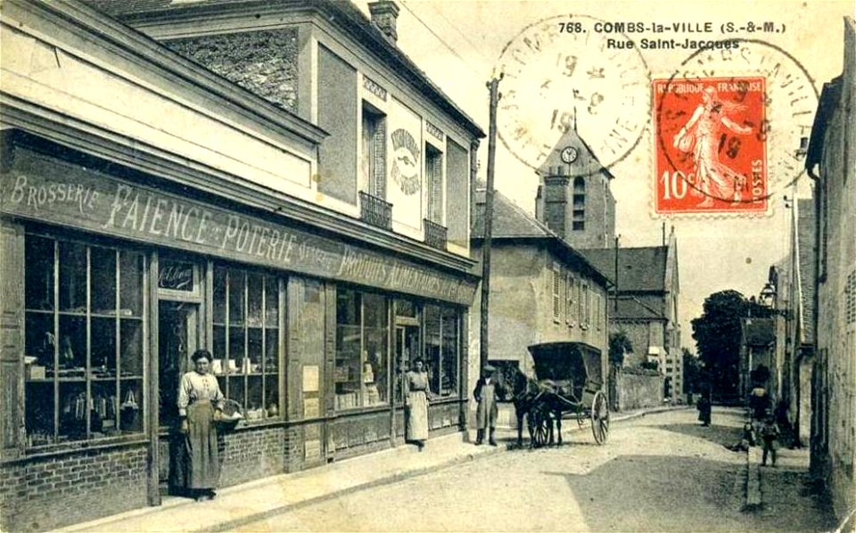 Combs-la-Ville.Rue Saint-Jacques