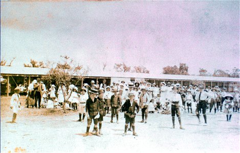 Crowd of school children, [n.d.] photo
