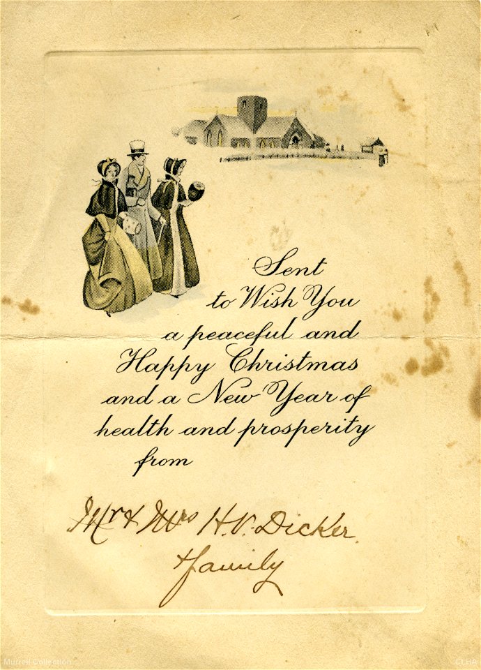 Christmas and New Year card