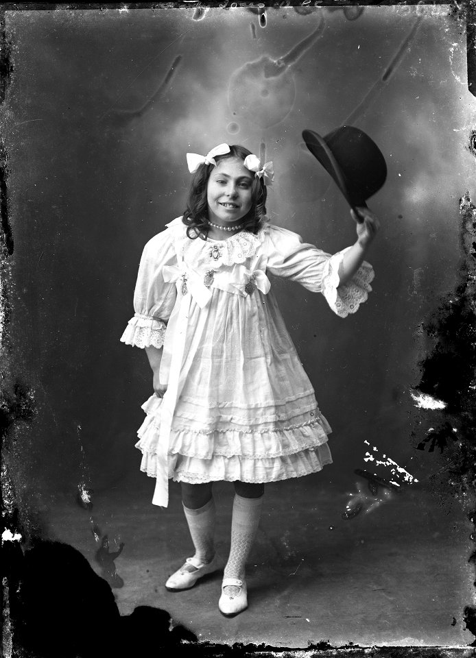 [Miss Jones, with hat, n.d.]
