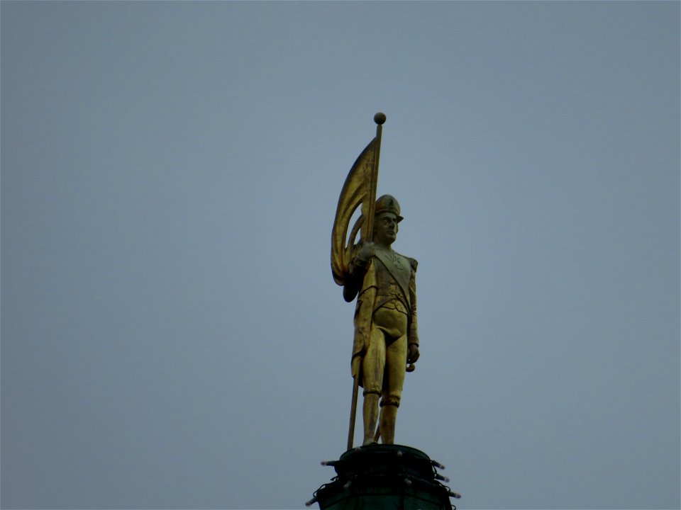 Golden Boy Statue atop the British Columbia Legislature Building