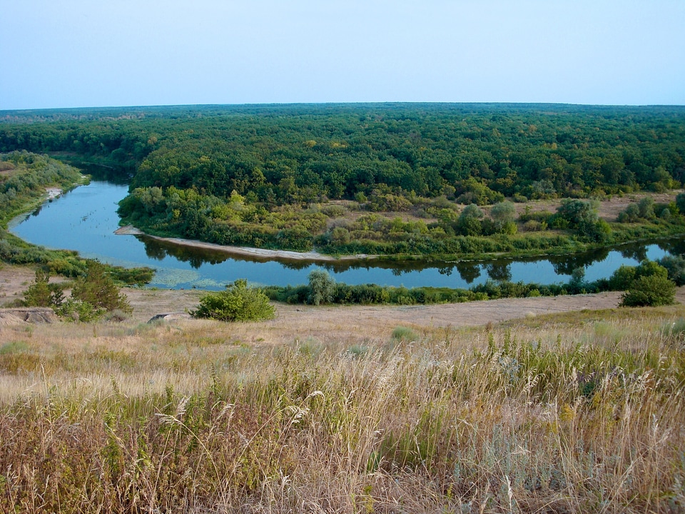 landscape with a river