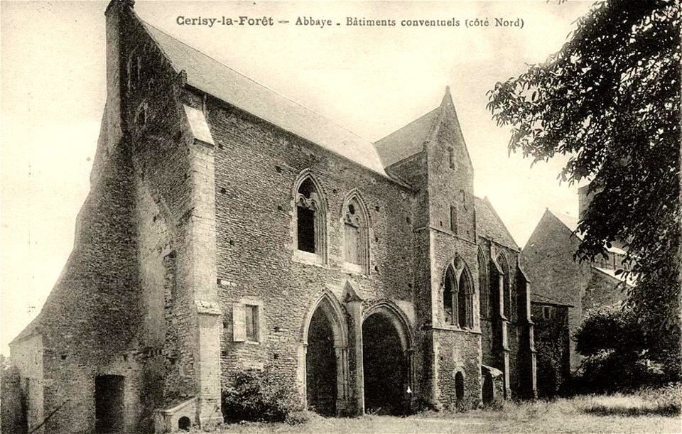 Cerisy-la-Forêt.Abbaye de Cerisy-la-Forêt.Bâtiments conventuels