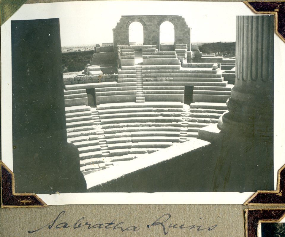 Sabratha Ruins, Libya. Amphitheatre.