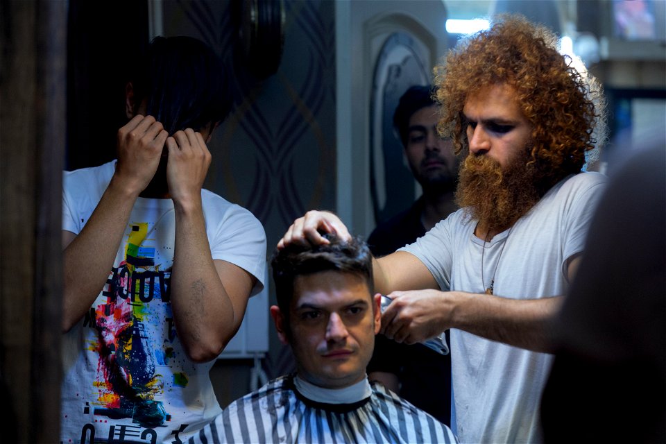 Jorj Barbershop In Iran photo