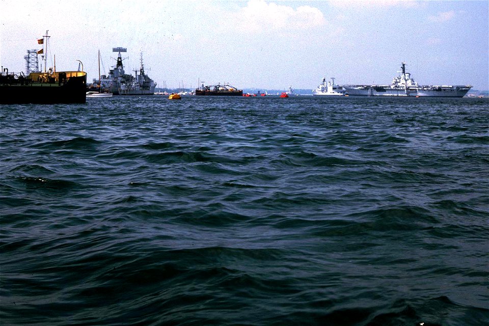 Portsmouth Harbour Disposal Lines 1983 photo