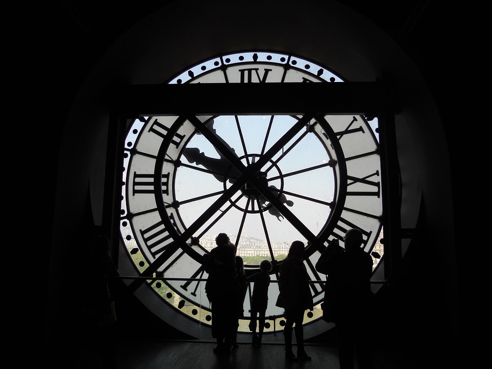 People in the Musee d'Orsay