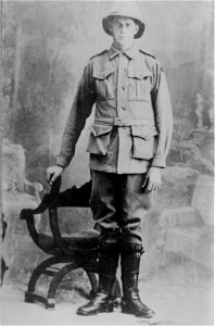 Australian Light Horseman from World War 1, c. 1916. photo