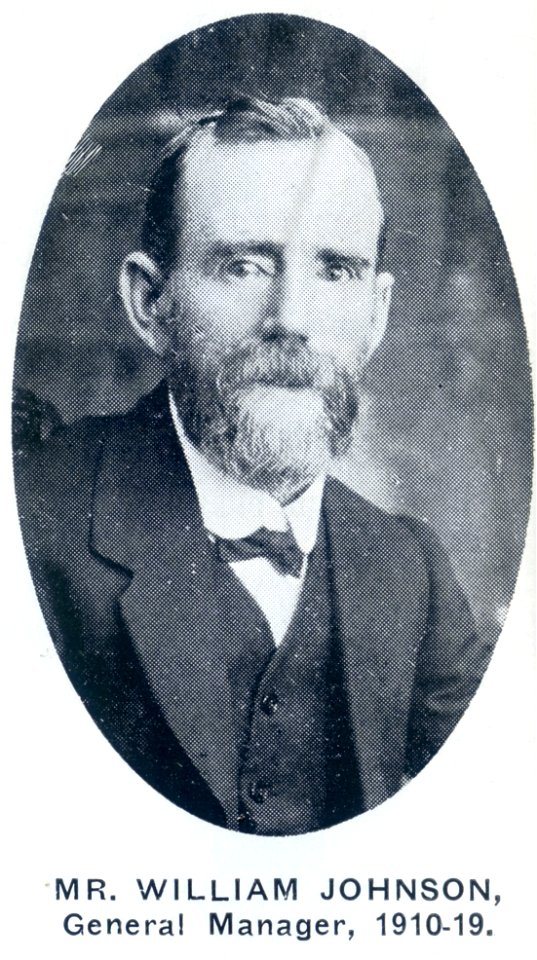 Mr William Johnson, General Manage, Kurri Kurri Co-operative Society, 1910-1919