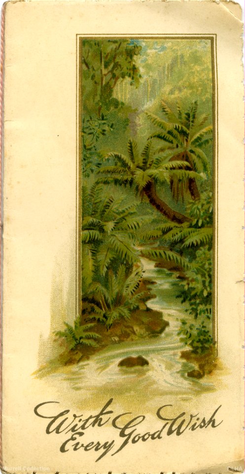 "With every good wish" - Christmas and New Year card, 1926