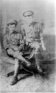 Two Australian soldiers, [1914-1918] photo