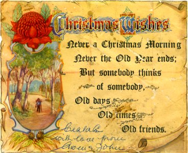 "Christmas wishes" - Christmas card