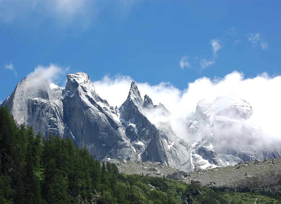 Sciora peaks, Graubunden Swiss