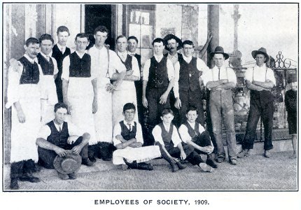 Employees of the Kurri Kurri Co-operative Society, 1909 photo