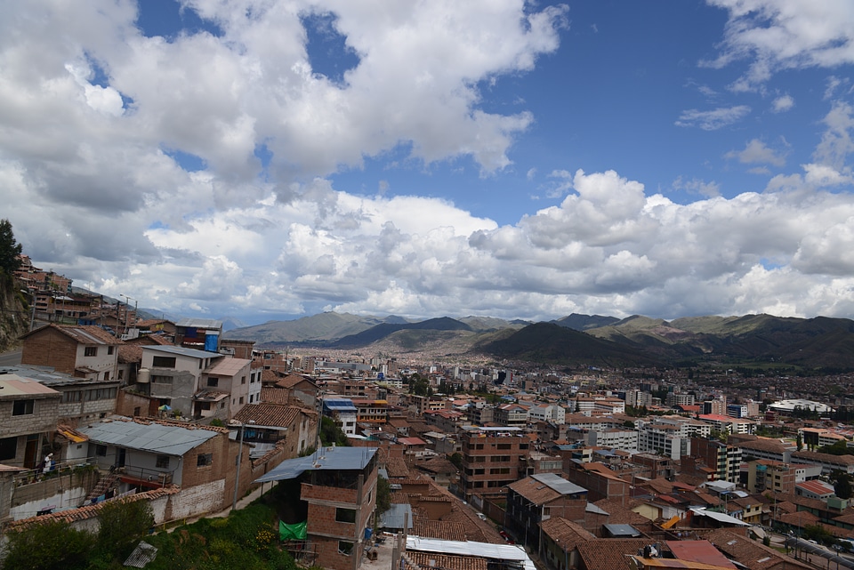 Cityscape of Cusco in Peru