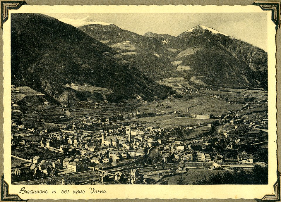 Bressanone, (altitude 561 m), Italy, [1944] - Postcard