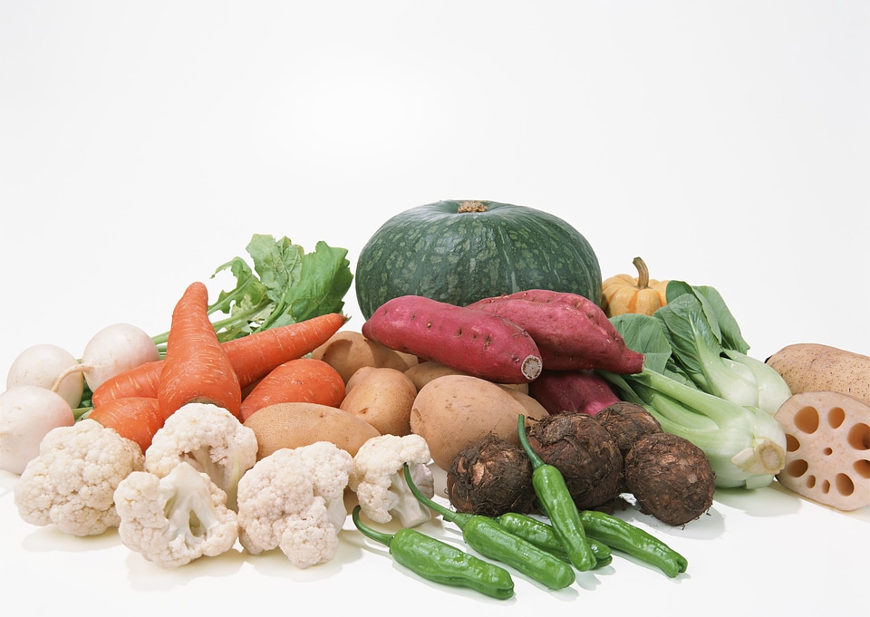 Fresh vegetables with leaf lettuce.