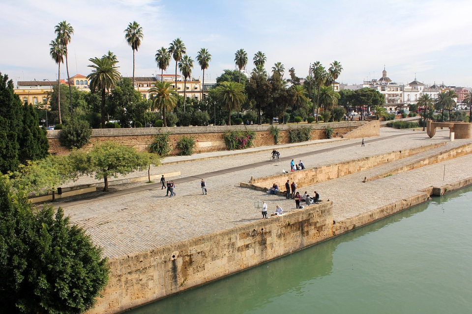 Seville and the Guadalquivir river