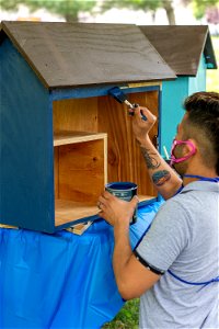 Reading Spaces Everywhere Sidewalk Library 15 photo