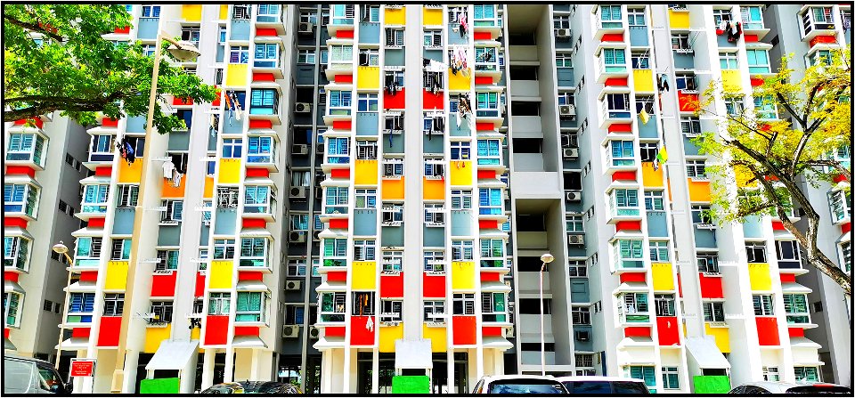 Colorful flats photo