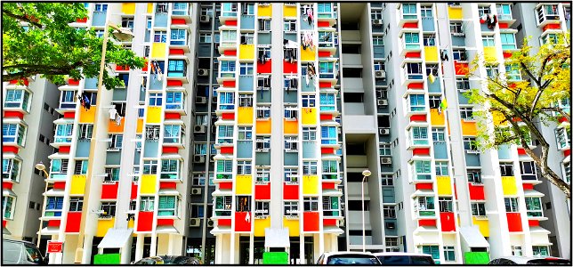 Colorful flats