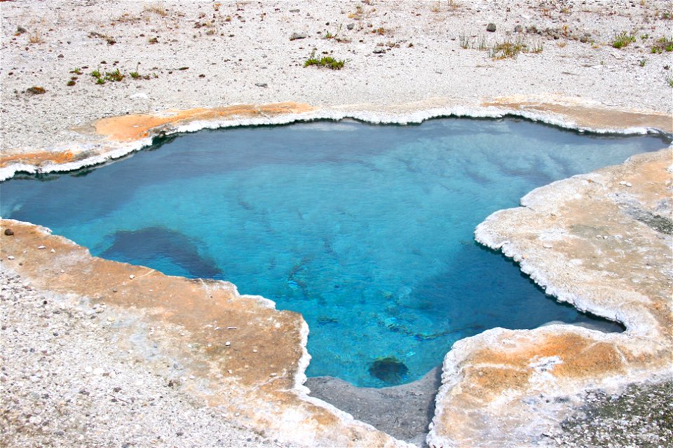 Aqua colored Hot Spring photo