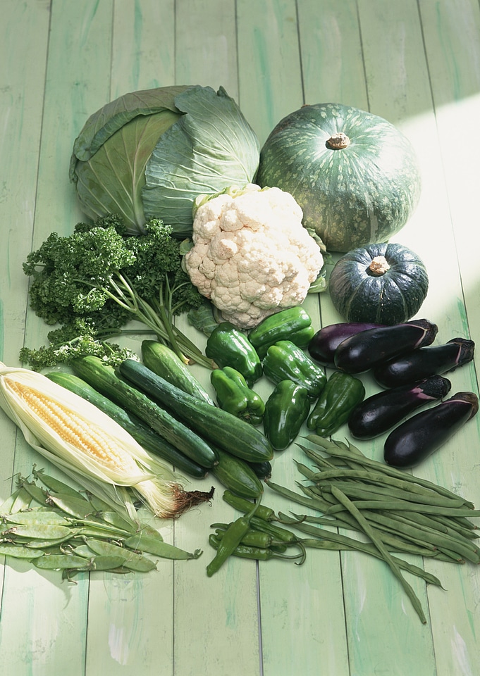 still life of fresh cabbage