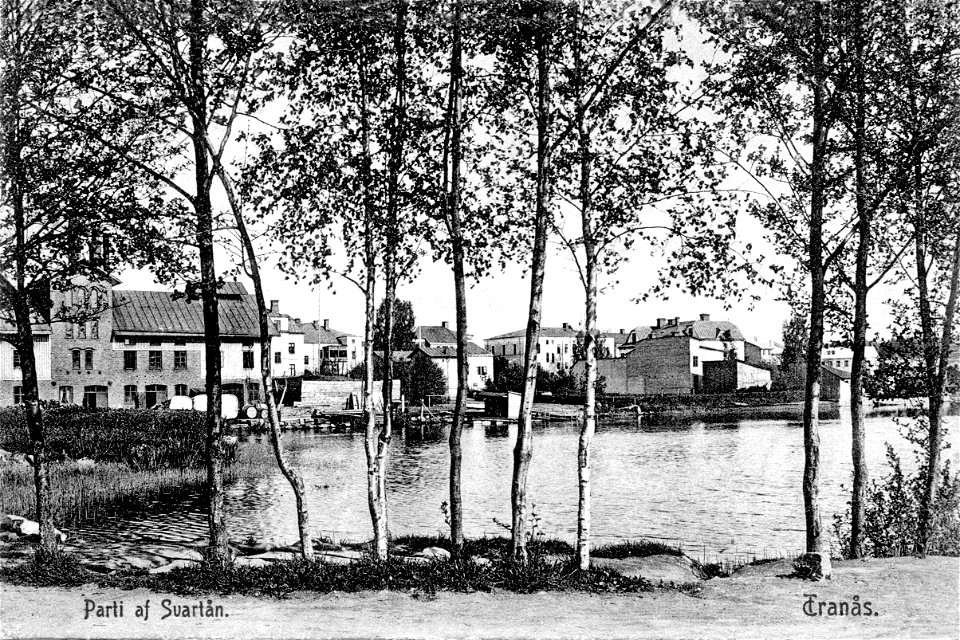 239 Svartån vid bryggeriet 1914