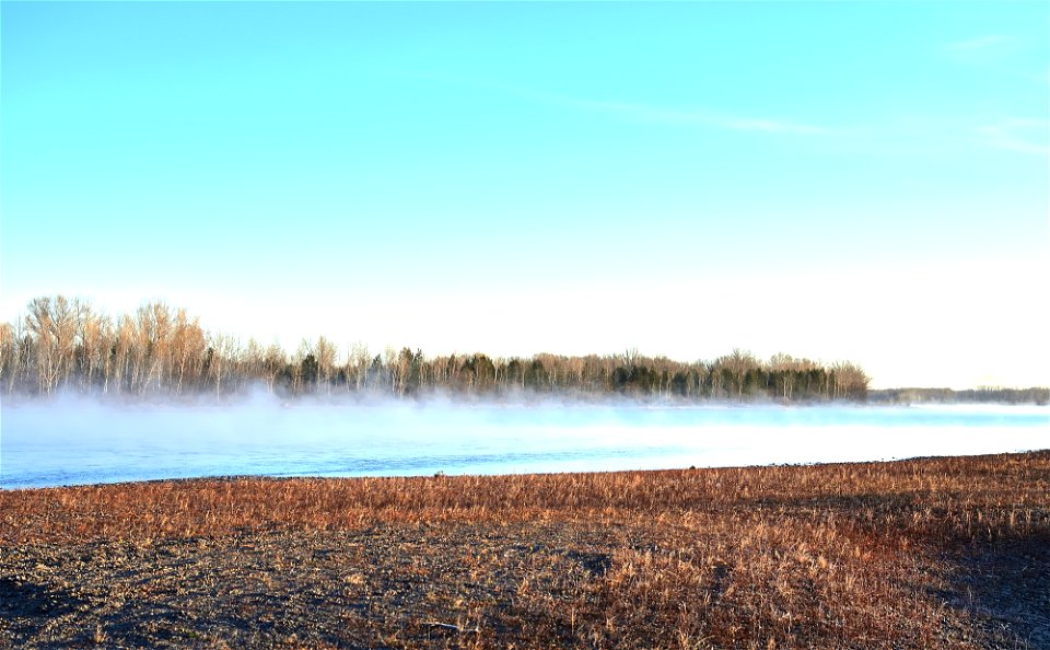 late autumn on the Yenisei