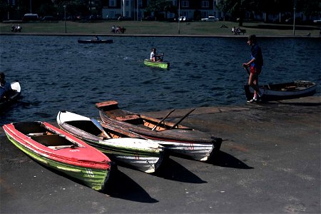 Southsea Boating Lake 1984 photo