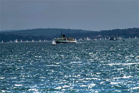 Portsmouth: Isle of Wight Ferry 1984 photo