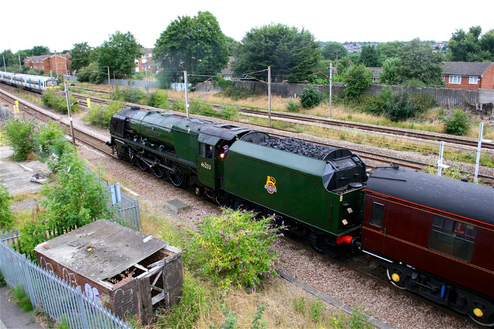 14 Aug 2016: Duchess of Sutherland on Cathedrals Express