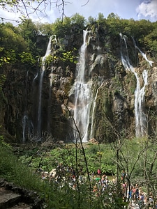 Croatia. Plitvice Lakes National Park. Waterfalls Sostavtsy photo