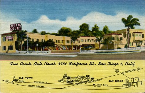 Five Points Auto Court, San Diego, California photo