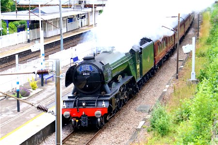 60103 'Flying Scotsman' at Oakleigh Park with 'The Yorkshireman'