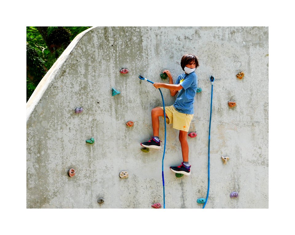 Rock climbing photo