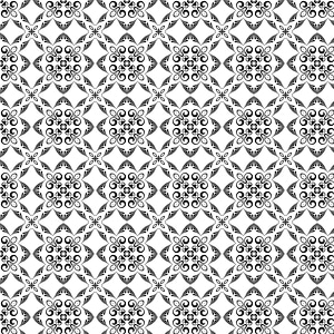 Black And White Patterned Background