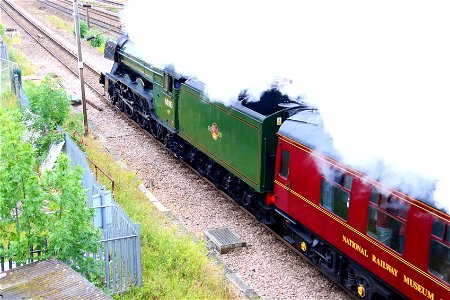 60103 'Flying Scotsman' at Oakleigh Park with 'The Yorkshireman' photo